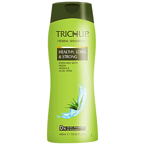 Buy Trichup Herbal Shampoo With Neem, Henna & Aloe Vera, For Healthy