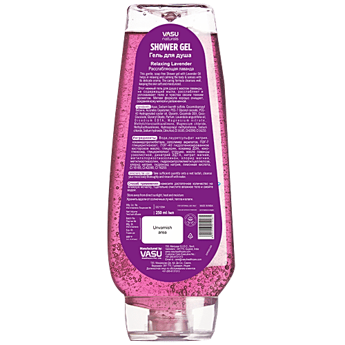 Buy Vasu Naturals 3 In 1 Shower Gel Relaxing Lavender, No Harsh