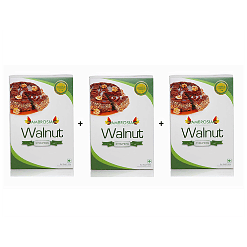 Ambrosia Walnut Kernels Syruper - Extra Light Quarters, Rich In Antioxidant, Protein & Fibre, Cholesterol Free, 250 g  