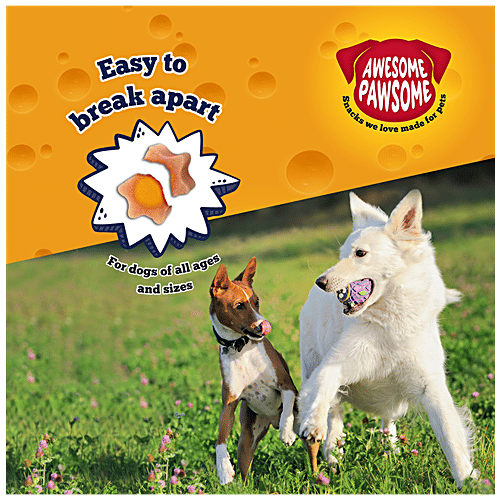 Awesome Pawsome Baconmania All-Natural Dog Treats - With Real Cheese & Antioxidants, Grain Free, 85 g Pouch 