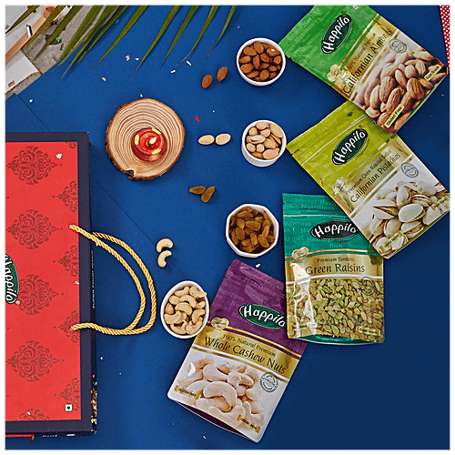 Buy Happilo Dry Fruit Celebrations Gift Box Iris Online at Best Price