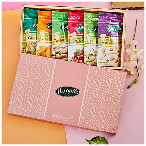 Buy Happilo Dry Fruit Celebrations Gift Box Orchid Online at Best