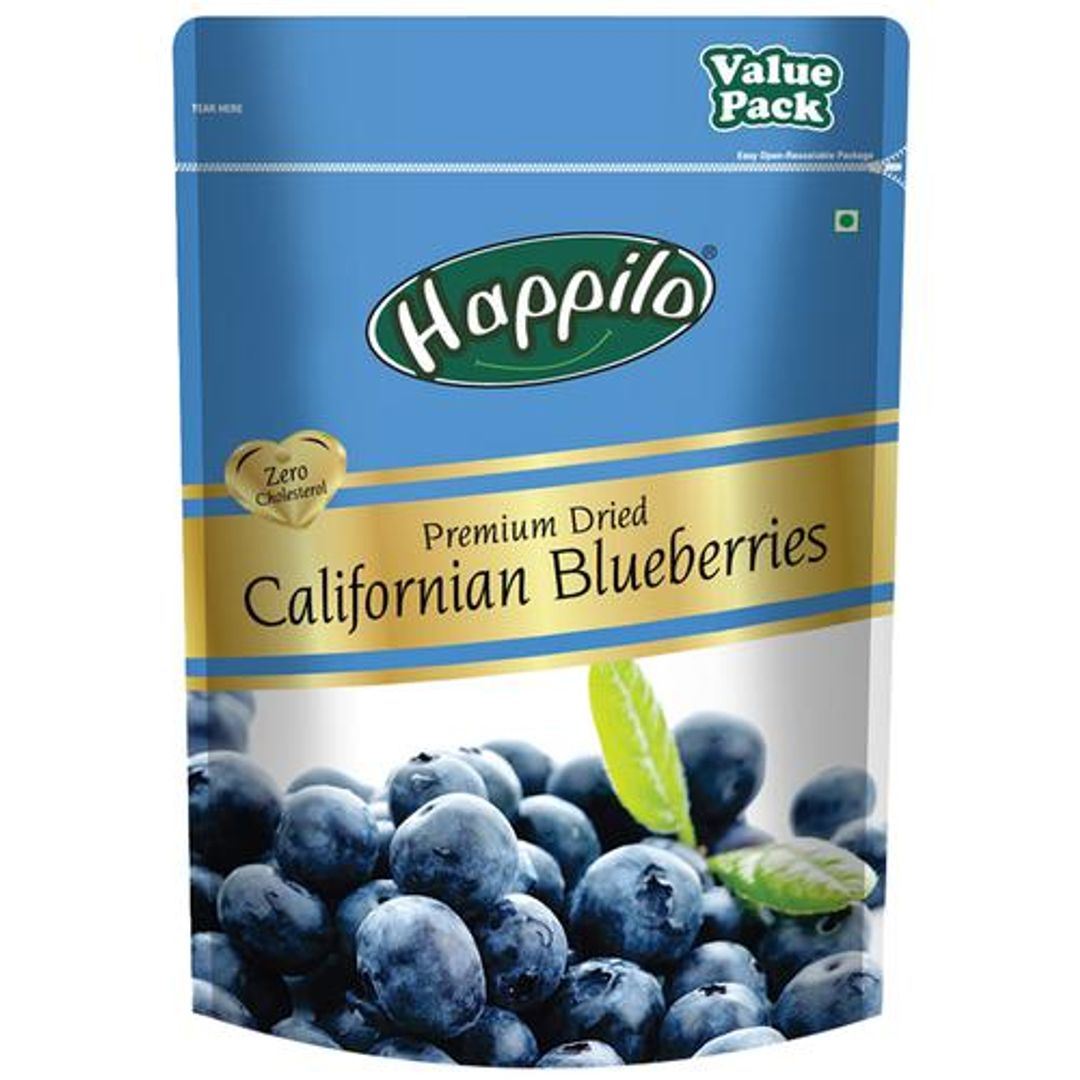 Happilo Premium Dried Californian Blueberries - Value Pack, 1 kg 