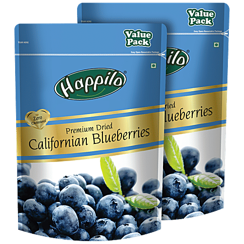 Buy Happilo Premium Dried Californian Blueberries Value Pack Online