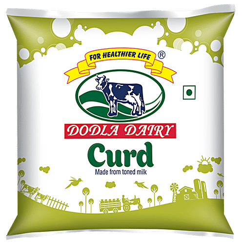 Buy Dodla Curd Thick, Creamy, Rich In Proteins, Carbohydrates, Fats