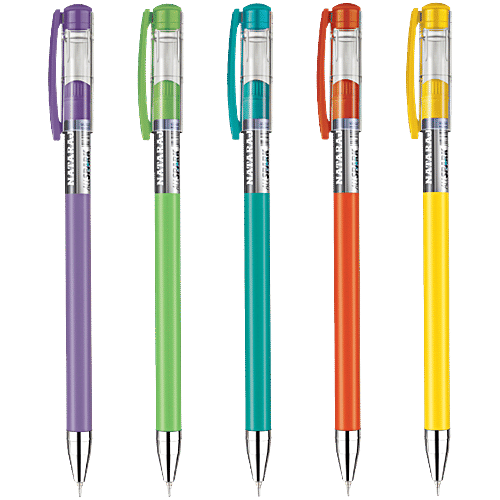 Nataraj All Spark Ball Pens - Blue Ink, 5 pcs  Smooth & Long Writing, Smudge Resistant