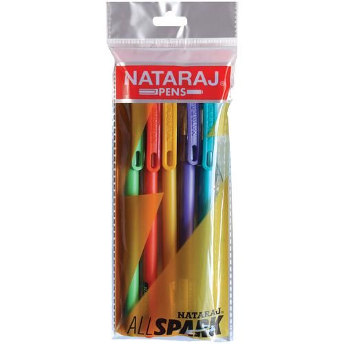 Nataraj All Spark Ball Pen - For Smooth Writing, 5 pcs  