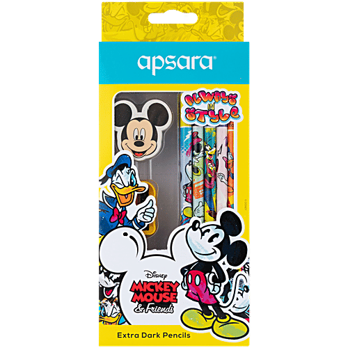 Apsara Disney Mickey Mouse & Friends Pencils, 1 pc  Beloved Mickey Mouse
 Elevate Learning