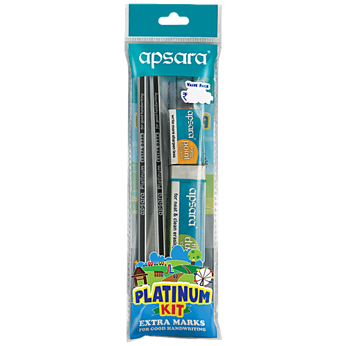 Buy Apsara Platinum Kit Assorted Stationery, Useful For Children