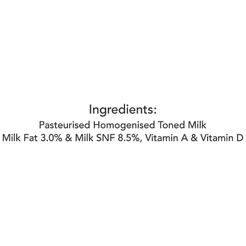 Muralya  Milk - Pasteurised Homogenized Toned, 450 ml  