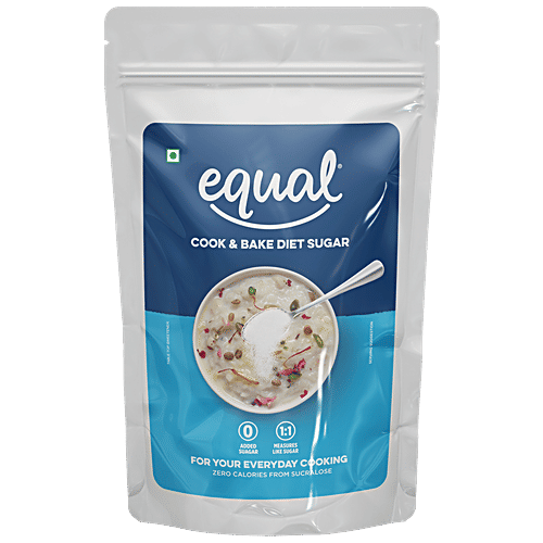 Equal Cook & Bake Diet Sugar For Your Everyday Cooking - Zero Calories From Sucralose, Diabetic Friendly, 500 g  