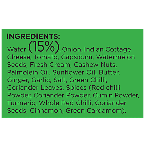 DesiChef Kadai Paneer - Ready To Eat, No Added Preservatives, Colour, 300 g