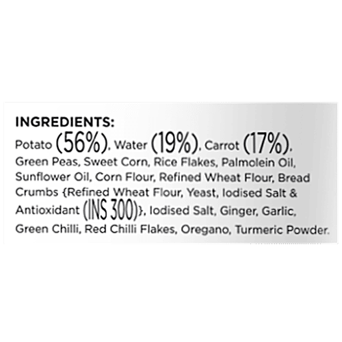 DesiChef Vegetable Burger Patty - Ready To Eat, No Added Preservatives, Colour, 20 pcs  