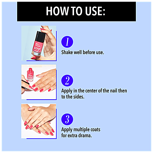 Blue Heaven Bling Nail Paint, 8 ml Angel White - 101