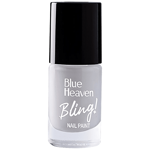 Blue Heaven Bling Nail Paint, 8 ml Angel White - 101