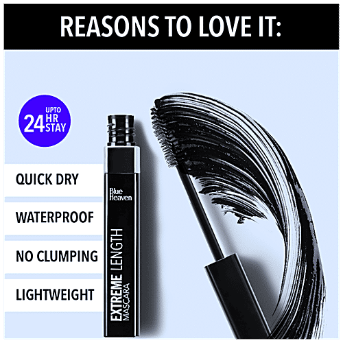 Blue Heaven Extreme Length Mascara, 9 ml Black
