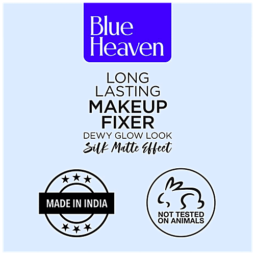 Blue Heaven Long Lasting Make-Up Fixer - Dewy Glow Look, Silk Matte Effect, 5-Second Quick-dry, Paraben-free, 60 ml  