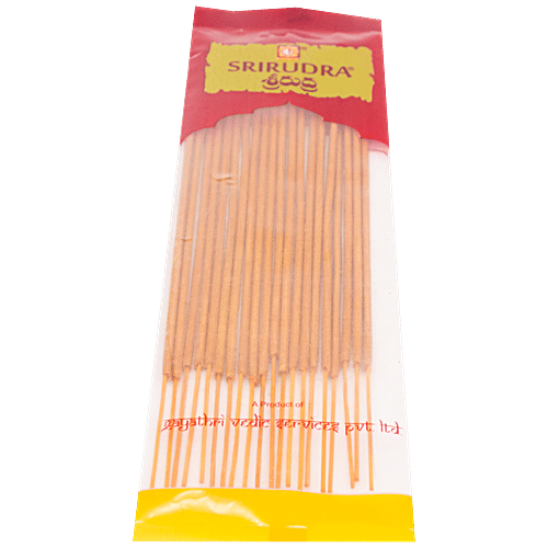 SriRudra Gold Agarbathi - Natural Incense, For Puja Use, 30 g