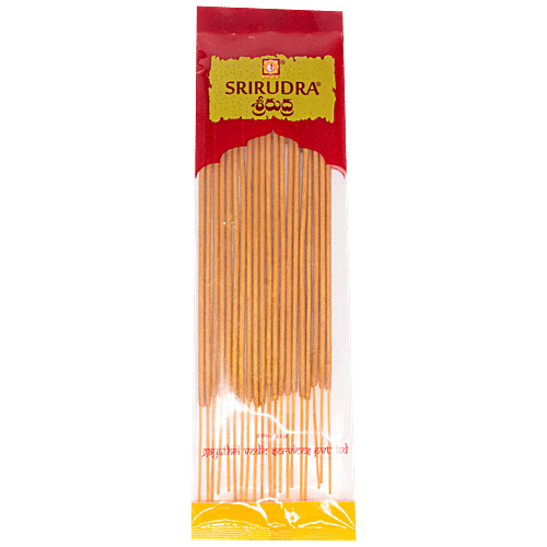 SriRudra Gold Agarbathi - Natural Incense, For Puja Use, 30 g