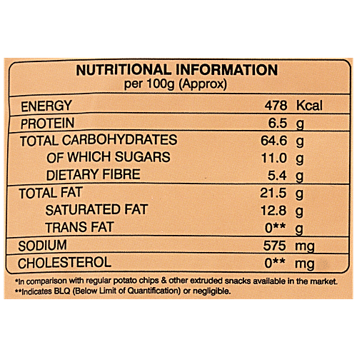 EGO Potato Chips - Desi Vibes Flavour, 50% Less Fat, 35 g  