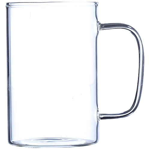 Sanjeev Kapoor Rica Borosilicate Mug - High Quality, Durable, Dishwasher Safe, 6 pcs