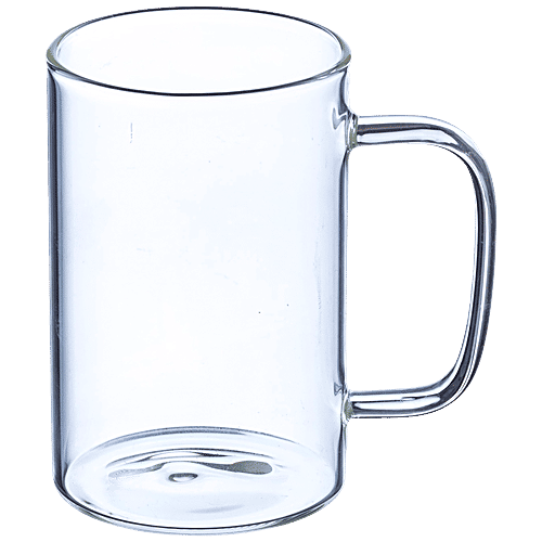 Sanjeev Kapoor Rica Borosilicate Mug - High Quality, Durable, Dishwasher Safe, 6 pcs