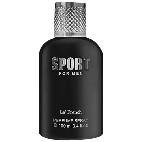 La' French Sport Perfume Spray  Eau De Parfum - Long Lasting Fragrance, For Men, 100 ml  