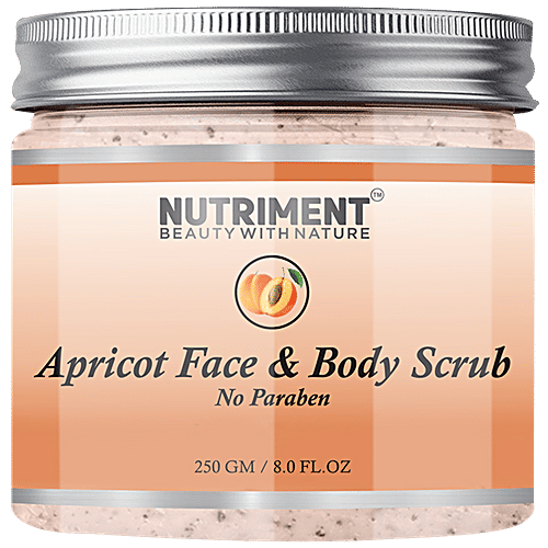 Buy Nutriment Apricot Face & Body Scrub Organic, Exfoliating Agent