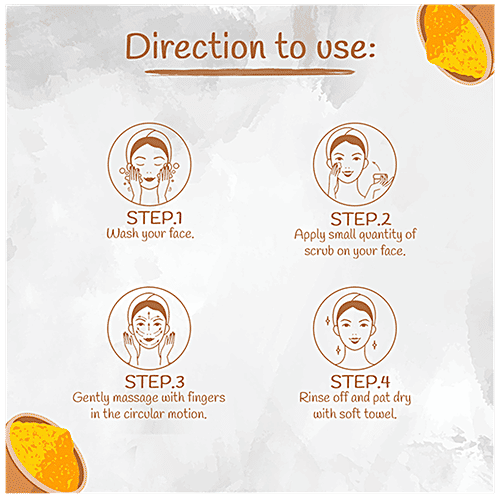 Nutriment Ubtan Face & Body Scrub - Organic & Paraben Free, For All Skin Types, 250 g  