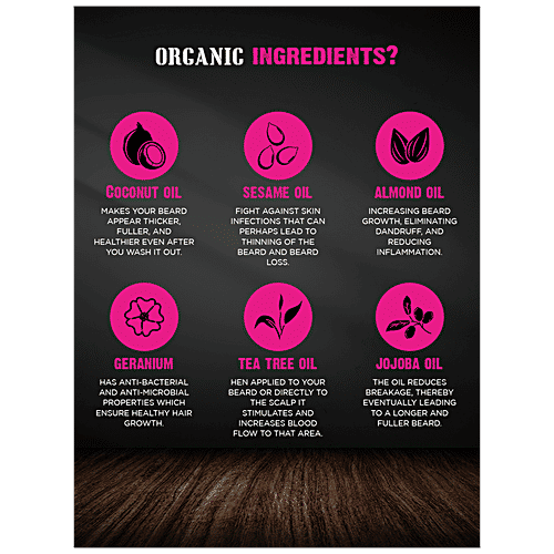 Mancode Geranium & Tea Tree Beard Oil - With Pure Ingredients, Natural, Reduces Dryness, 60 ml