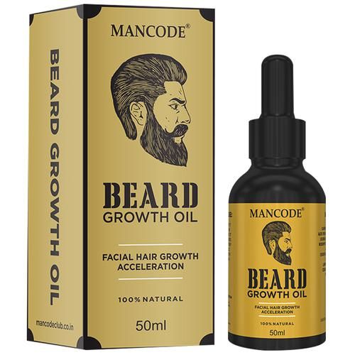 Buy Mancode Beard Growth Oil - With 100% Natural Ingredients, Promotes Hair  Growth Online at Best Price of Rs 499 - bigbasket