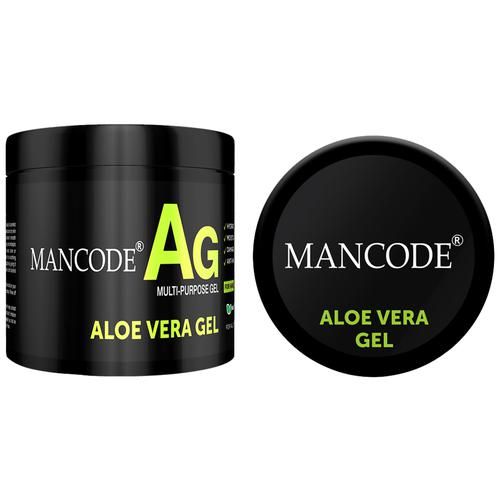 Mancode Aloe Vera Gel - Natural, Hydrating, Prevents Wrinkles & Damages Repair, 100 g  