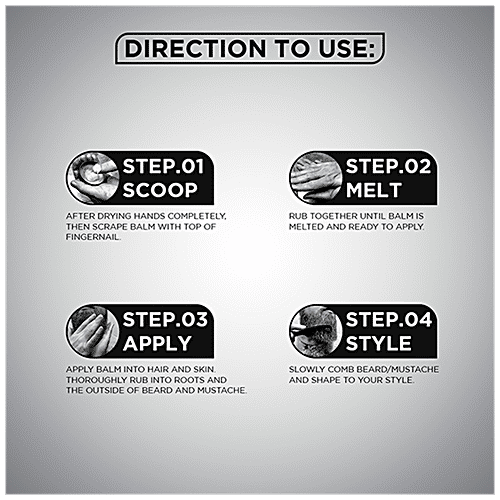 Mancode Beard Balm - Blend Of Beeswax, Shea Butter & Essential Oils, 50 g