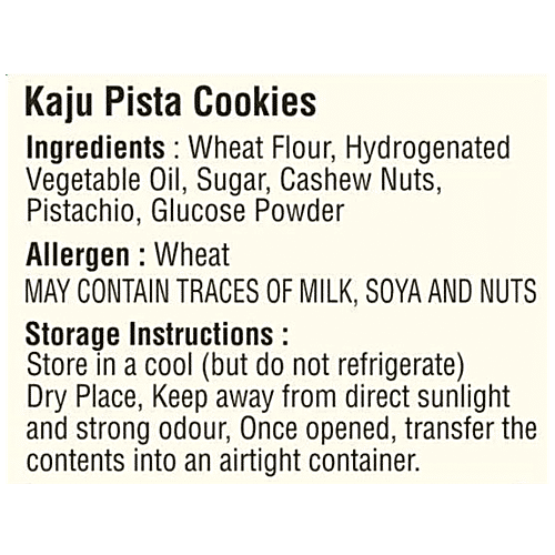 Mr Oven Kaju Pista Cookies - Premium Handmade, Sweet & Crispy, Healthy Snacks, 350 g