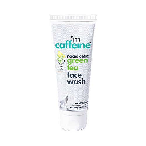 Buy MCaffeine Naked Detox Green Tea Face Wash Removes Dirt