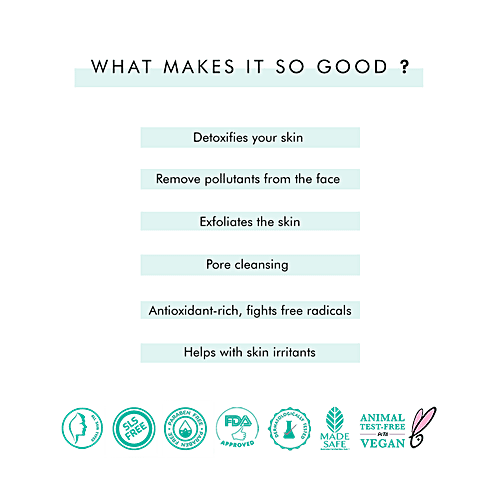 mCaffeine Exfoliating Green Tea Face Scrub - With Vitamin C & Walnut, For Dirt & Blackheads Removal, 100 g