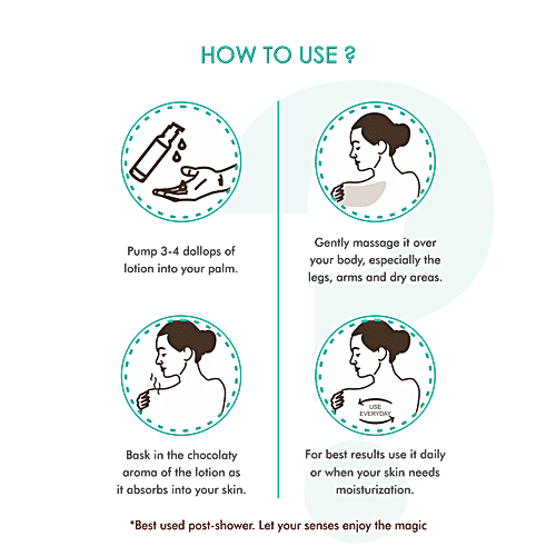 mCaffeine Coffee Body Lotion - With Vitamin C & Shea Butter, Moisturizer, For Normal To Oily Skin, 200 ml  