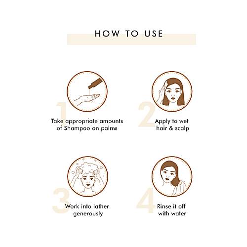 mCaffeine Naked & Raw Coffee Shampoo - Hair Fall Control With Protein & Argan Oil, Smoothens & Shines, 250 ml  