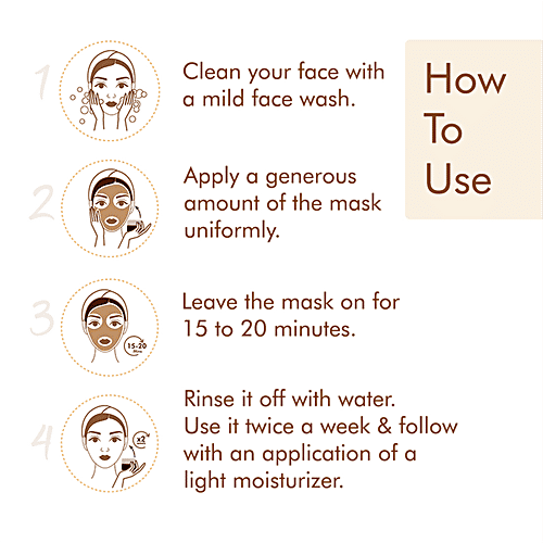 Buy MCaffeine Anti Acne Cappuccino Coffee Face Mask Clay Pack, With