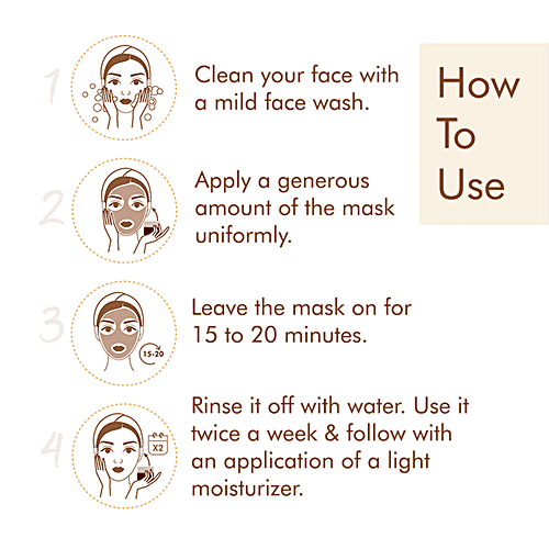 mCaffeine Skin Repair Mocha Coffee Face Mask - Sebum Control, With Cocoa & Bentonite Clay, 100 g