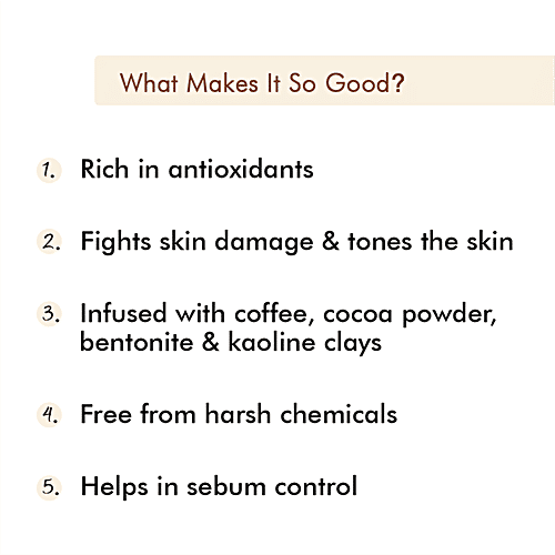 Buy MCaffeine Mocha Coffee Face Mask Skin Repair, Sebum Control, With