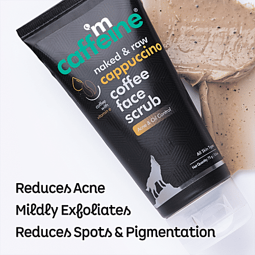 Buy MCaffeine Mild Exfoliating Anti Acne Cappuccino Face Scrub With
