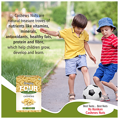 Buy Everyday Four Cashew Nuts Rich In Vitamins & Essential Minerals, Low Cholesterol Online at