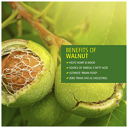 Everyday Four Walnuts/Akhrot - Rich In Antioxidant & Omega 3, Cholesterol Free, 200 g Box 