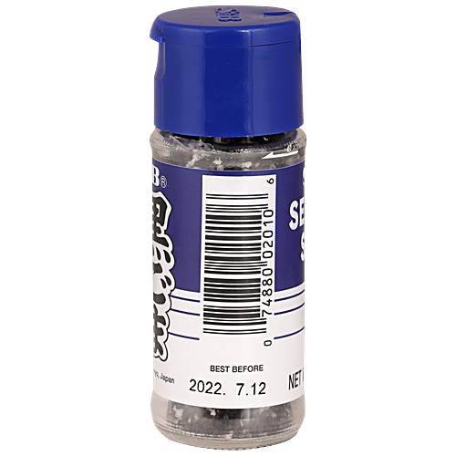 S&B Sesame Salt - Black, Granulated, Seasoning For Salads, Rice Balls, 35 g  