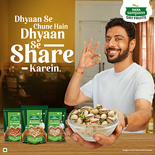 Tata Sampann Premium Pistachios - Roasted & Salted, 200 g Pouch 