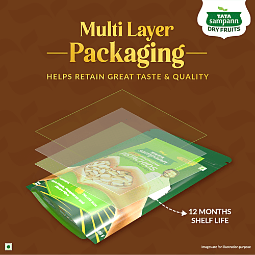 Tata Sampann Premium Pistachios - Roasted & Salted, 200 g Pouch 