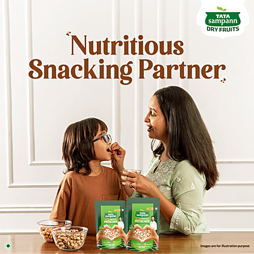 Tata Sampann Premium Pistachios - Roasted & Salted, 200 g Pouch 