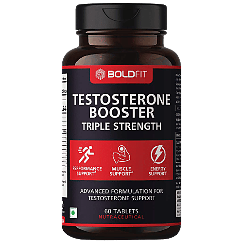 Buy Boldfit Testosterone Booster Tablet Provides Muscle & Energy