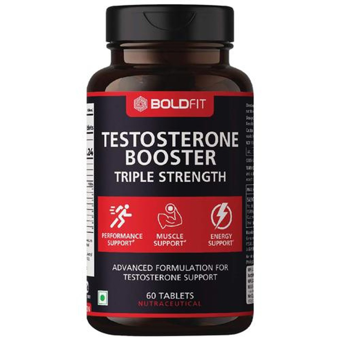 Buy Boldfit Testosterone Booster Tablet Provides Muscle & Energy
